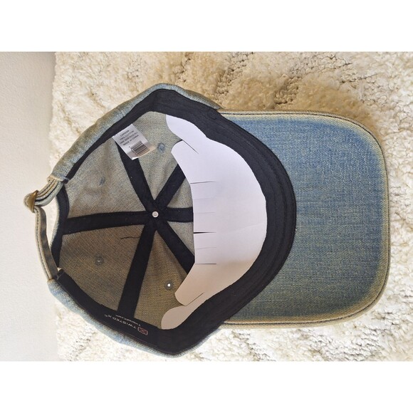 TWISTED X Denim Trucker Cap Adjustable Strap Logo Men's One Size Cotton WESTERN - Picture 6 of 8